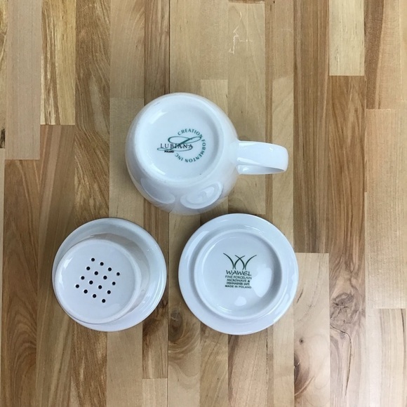 WAWEL fine porcelaine made in Poland mug tea cup coffee with drainer lavender - Picture 7 of 13